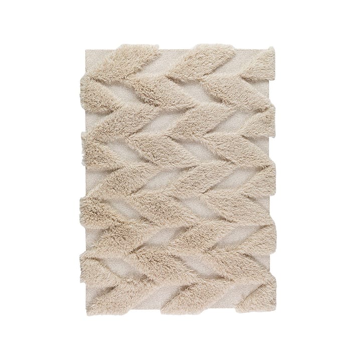 Herringbone Wild vloerkleed - light beige, 170x240 cm - Kateha