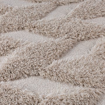 Herringbone Wild vloerkleed - light beige, 200x300 cm - Kateha