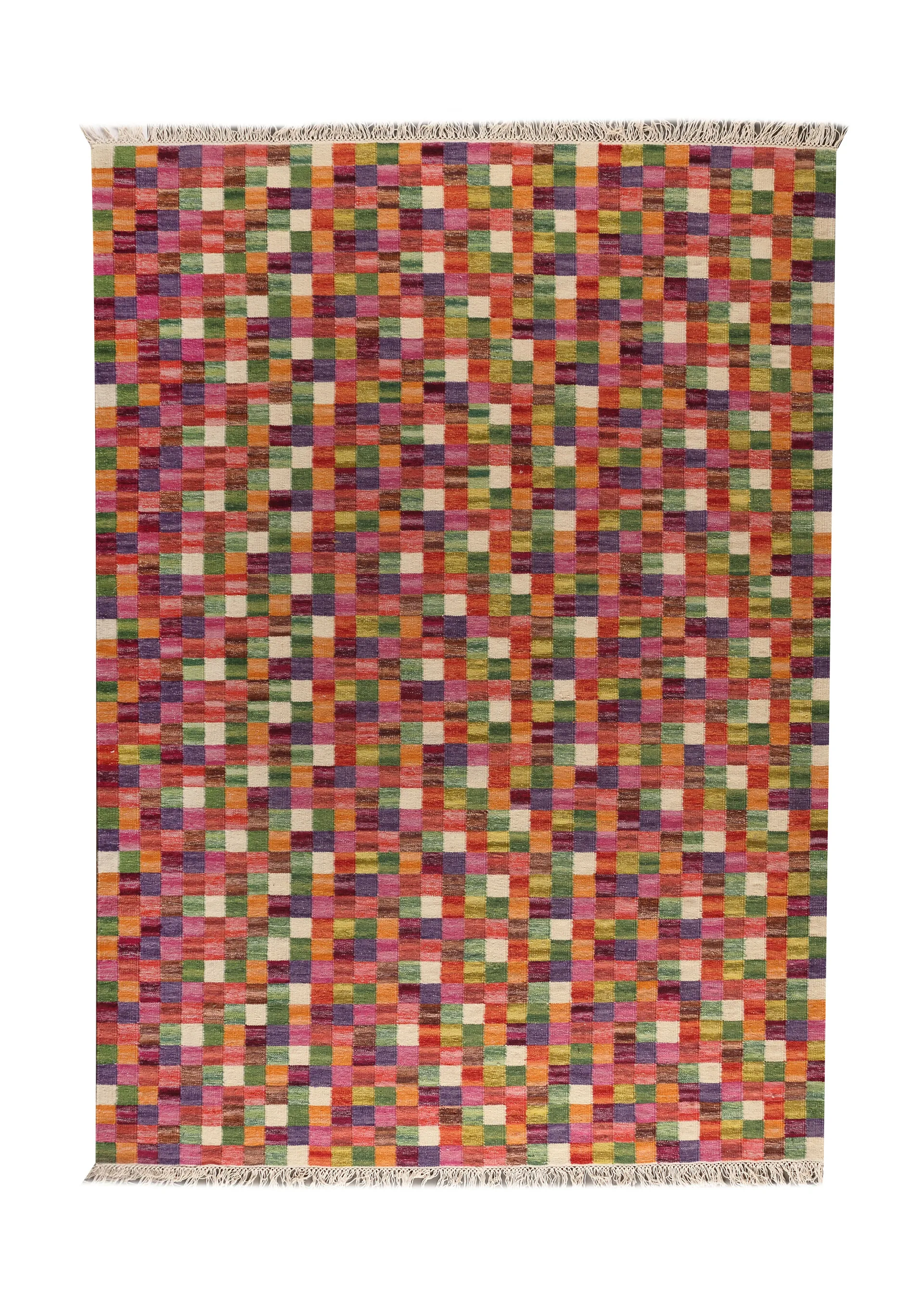 Kleine doos handgeweven tapijt meerkleurig, 240x170 cm Kateha