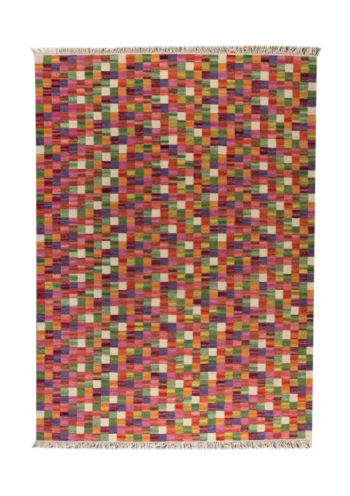Kleine doos handgeweven tapijt meerkleurig - 240x170 cm - Kateha