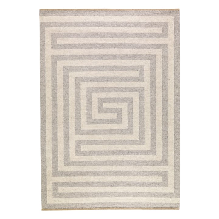 Labyrint vloerkleed 170x240 cm - Light grey - Kateha