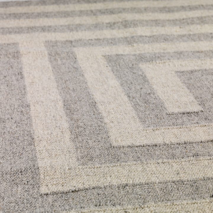 Labyrint vloerkleed 170x240 cm - Light grey - Kateha