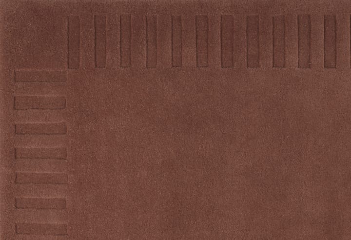 Lea original wollen vloerkeed, Rust-45, 170x240 cm Kateha