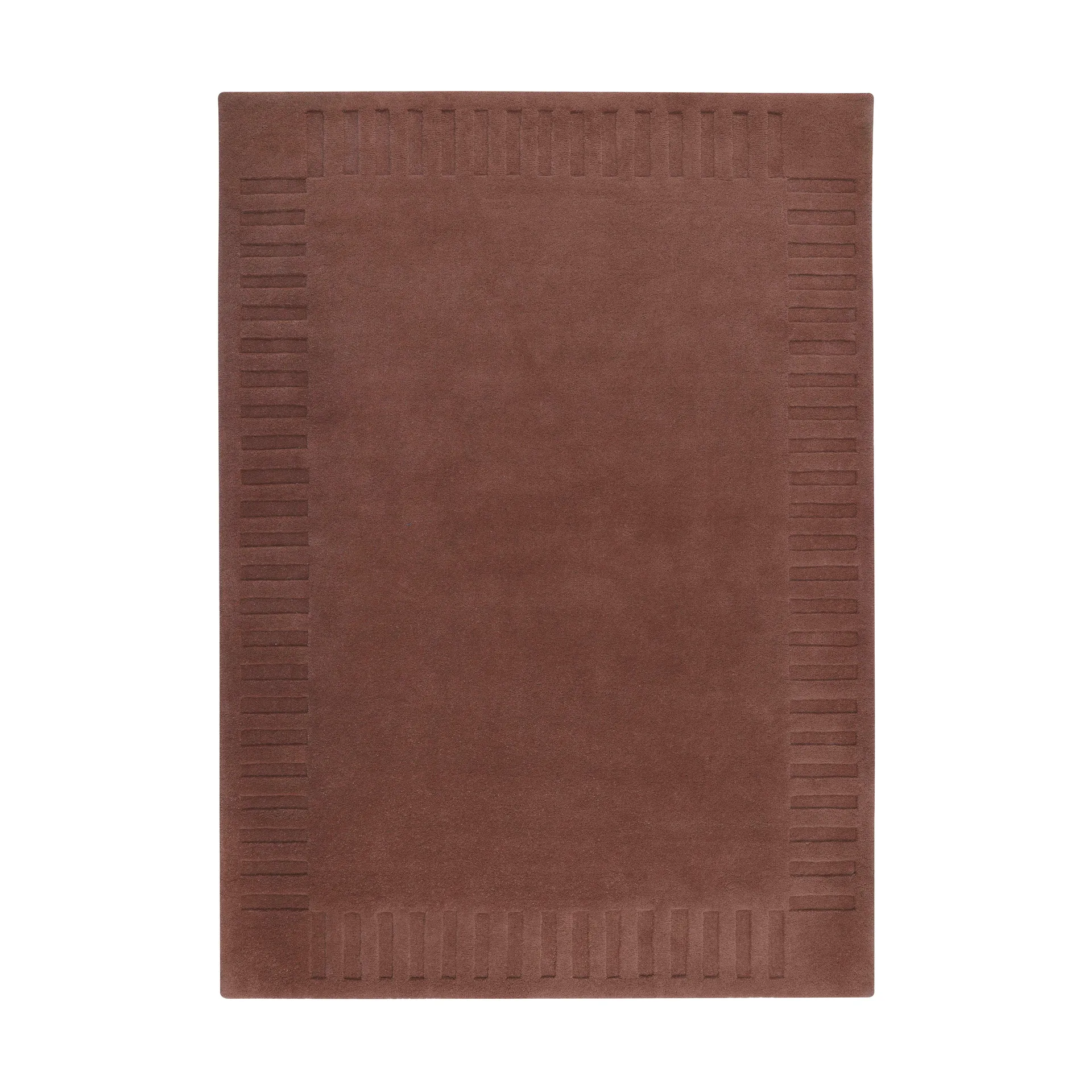 Lea original wollen vloerkeed, Rust-45, 200x300 cm Kateha