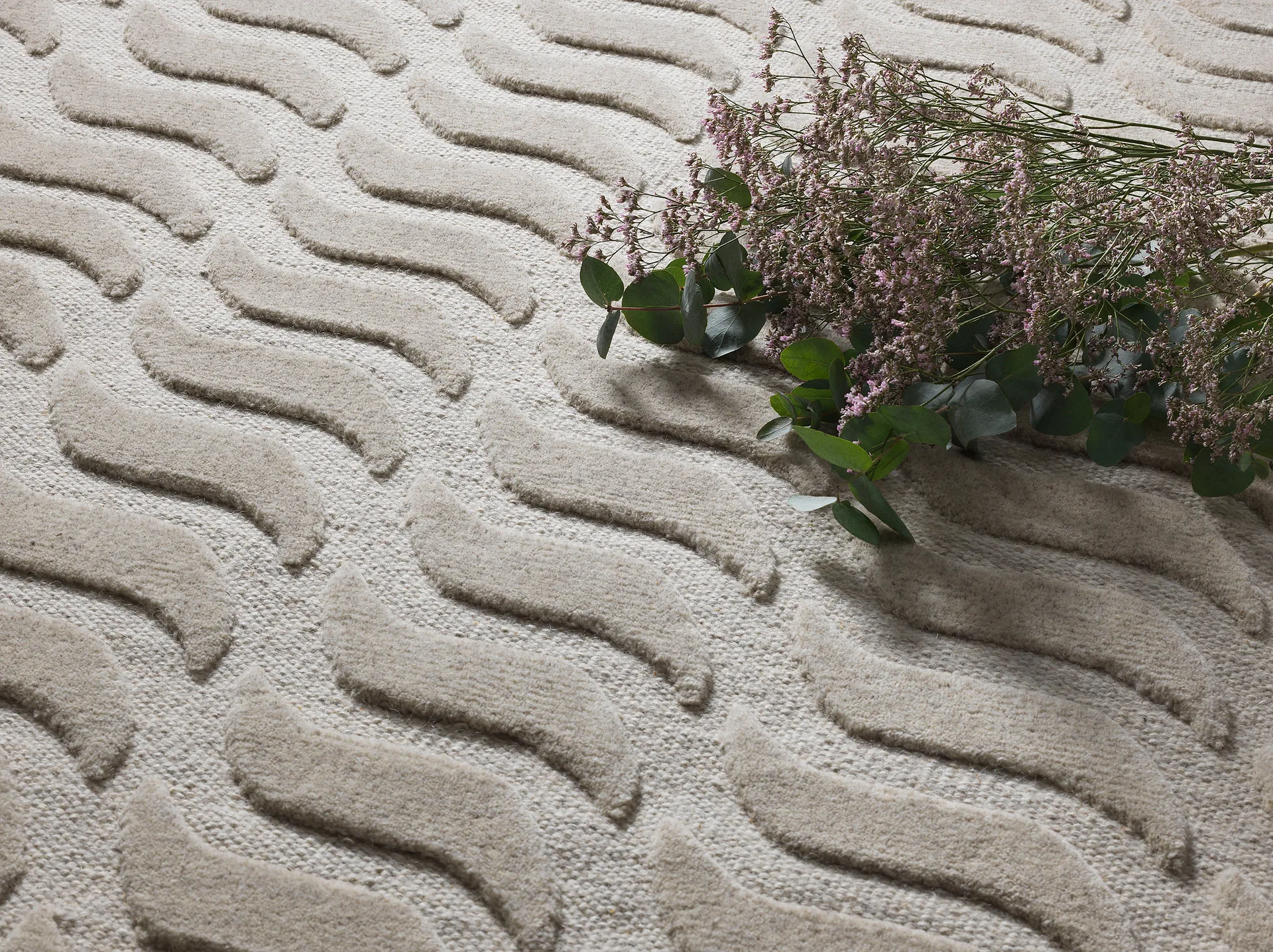 Mimic vloerkleed, Linen, 170x240 cm Kateha