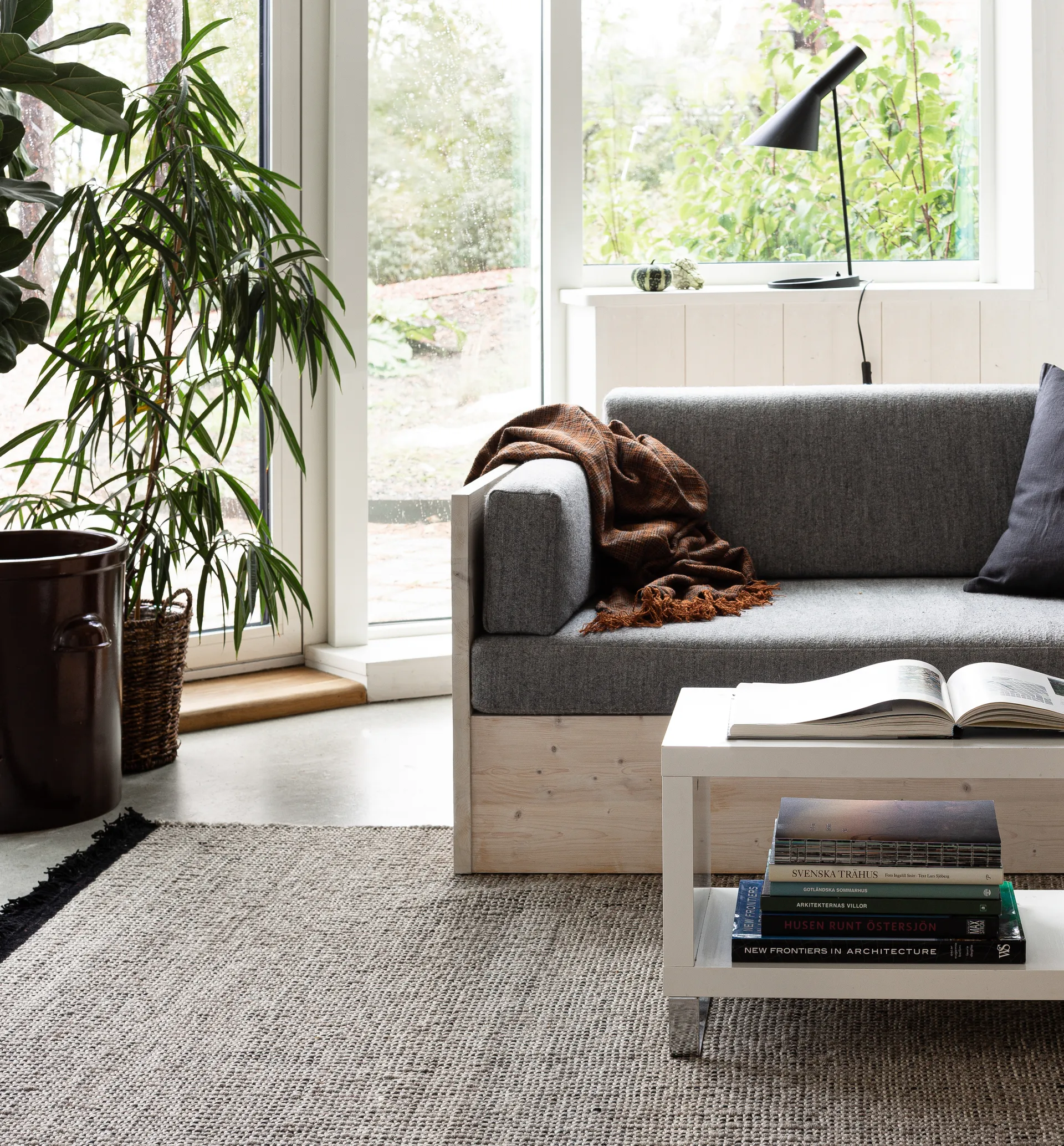 Nera Lana vloerkleed, Light brown 250x350 cm Kateha