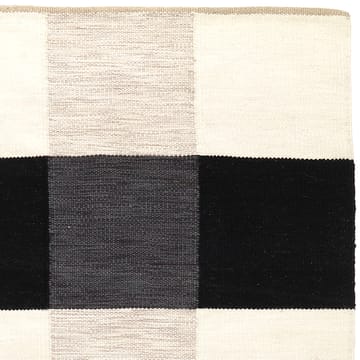Night and Day handgeweven tapijt 170x240 cm - Zwart & wit - Kateha