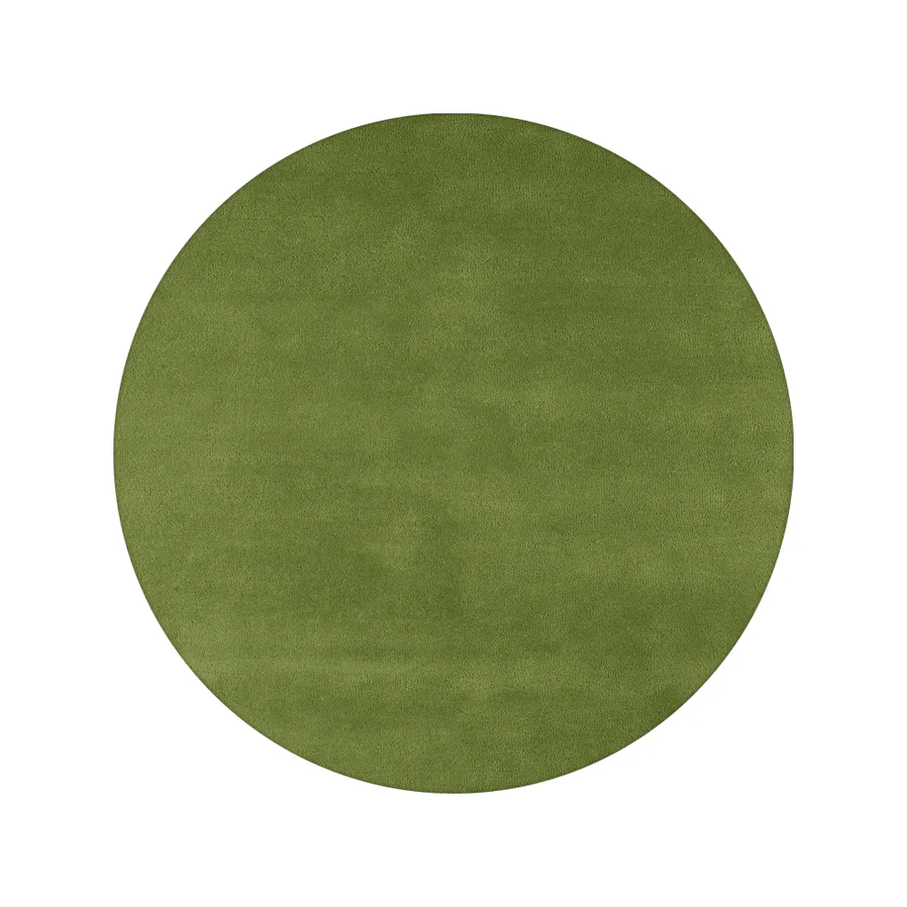 Sencillo vloerkleed rond, green, 220 cm Kateha