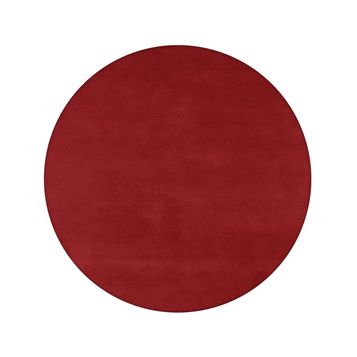 Sencillo vloerkleed rond - red, 220 cm - Kateha