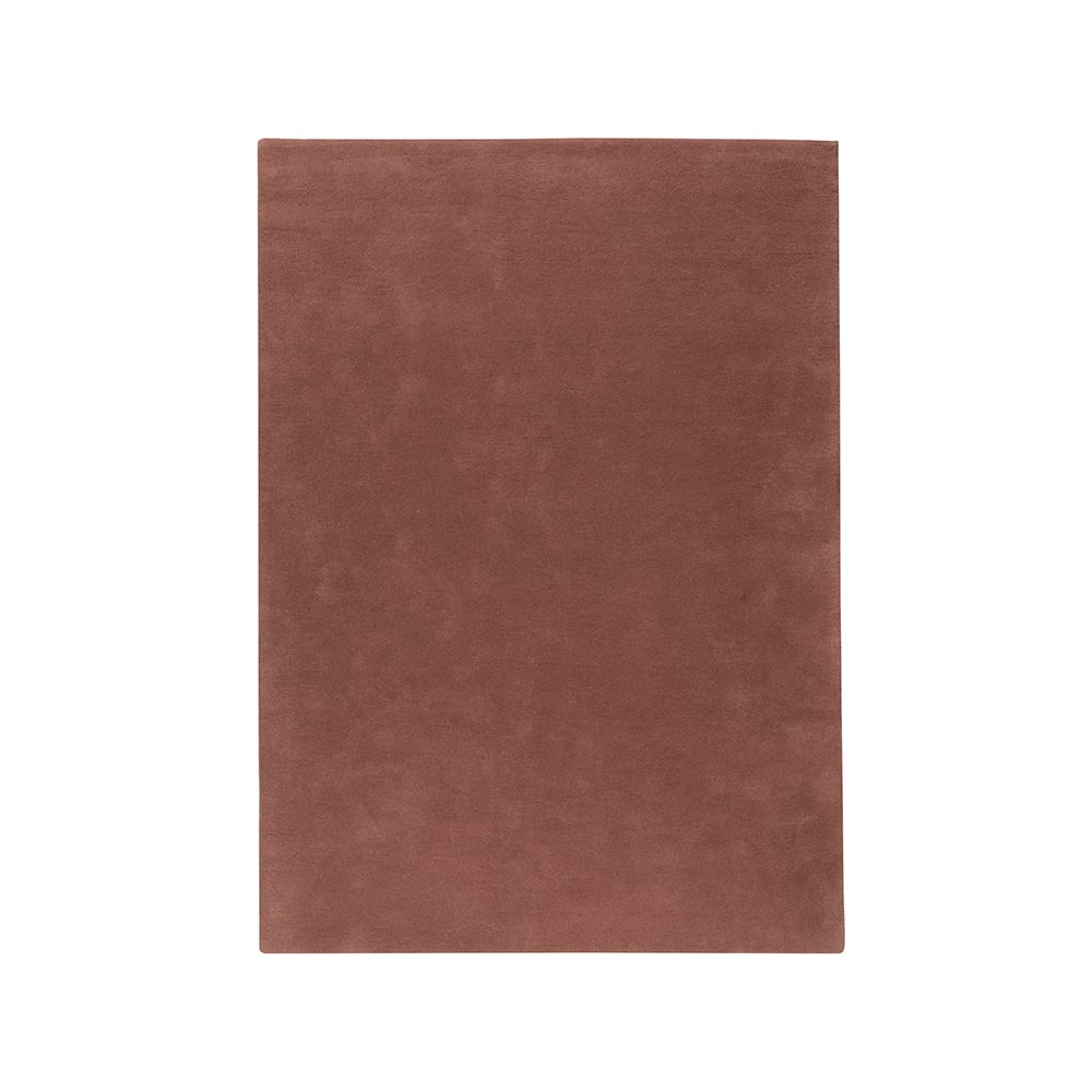Kateha Sencillo vloerkleed rust-45, 170x240 cm | Scandinavisch Interieur | Wollen vloerkleden | Bruin