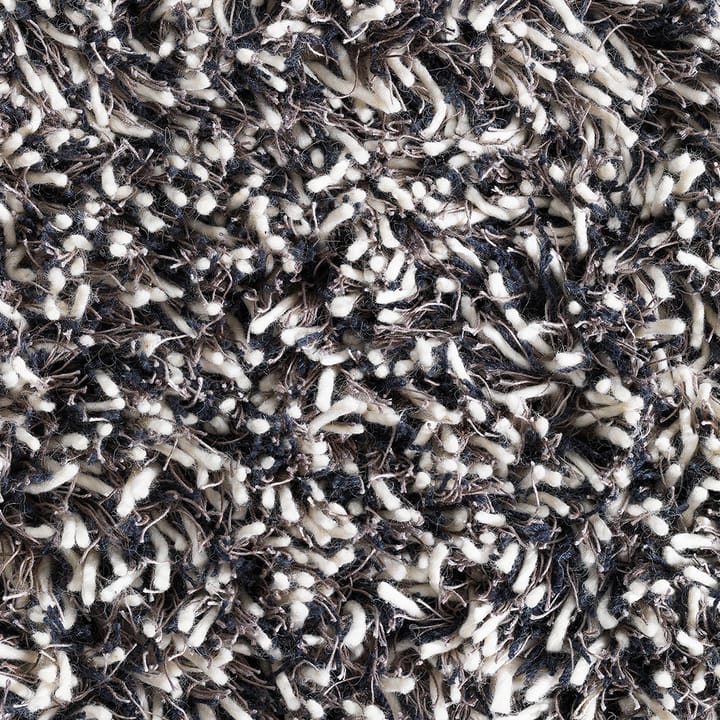 Shaggy vloerkleed rond, white/charcoal, 220 cm Kateha