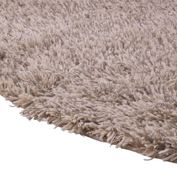 Shaggy vloerkleed rond - white/grey, 220 cm - Kateha