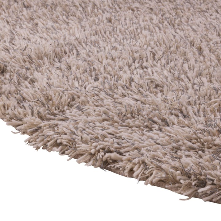 Shaggy vloerkleed rond, white/grey, 220 cm Kateha