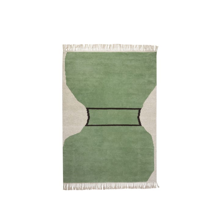 Silhouette flossa vloerkleed - dusty green, 170x240 cm - Kateha