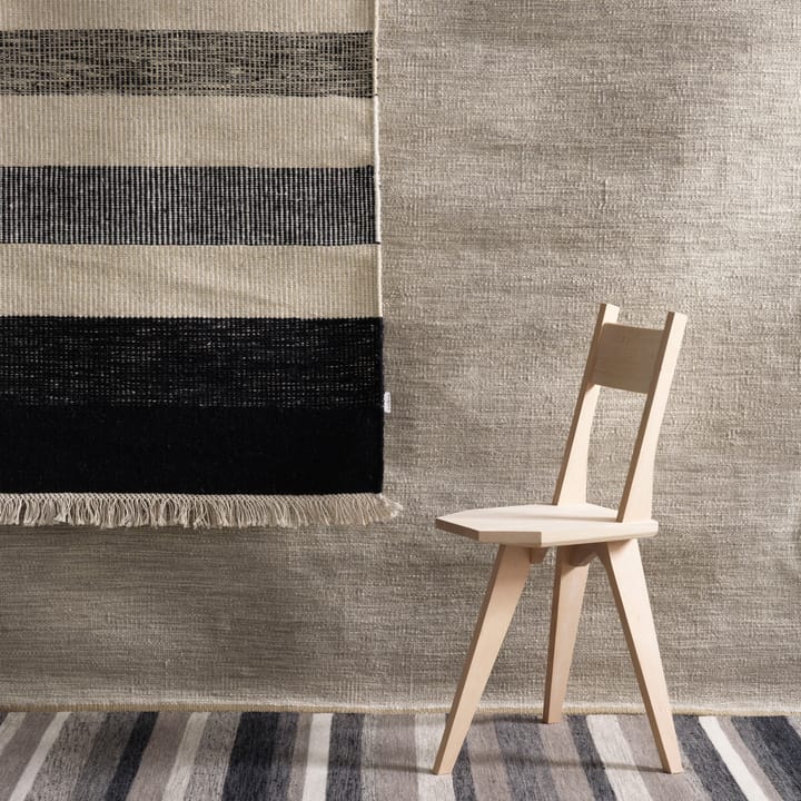 Tofta wave vloerkleed 170 x 240 cm, Wit-zwart Kateha