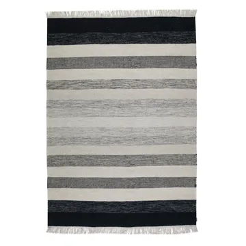 Tofta wave vloerkleed 200 x 300 cm - Wit-zwart - Kateha