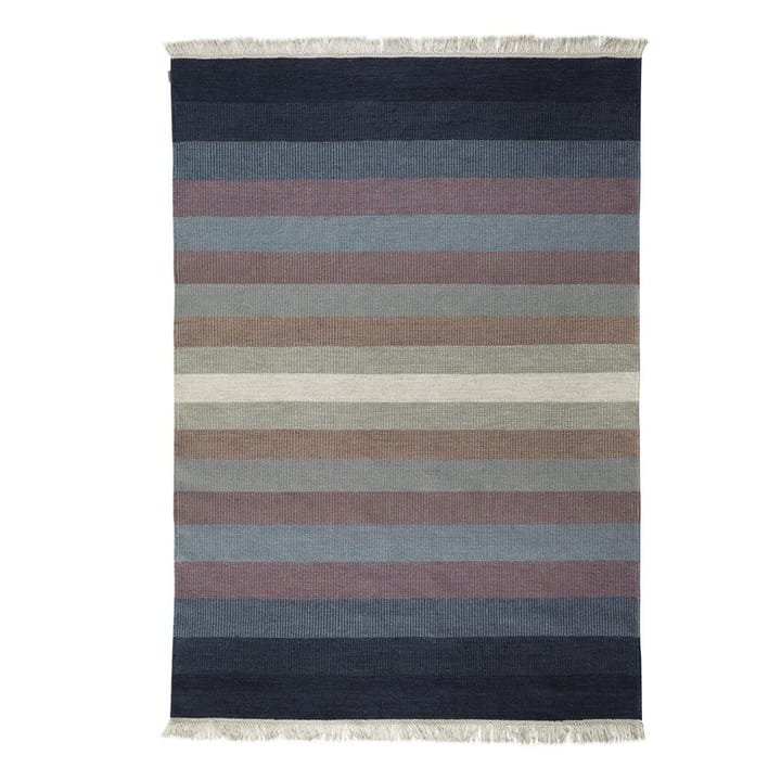 Tofta Wave vloerkleed 80 x 250 cm - blauw - Kateha