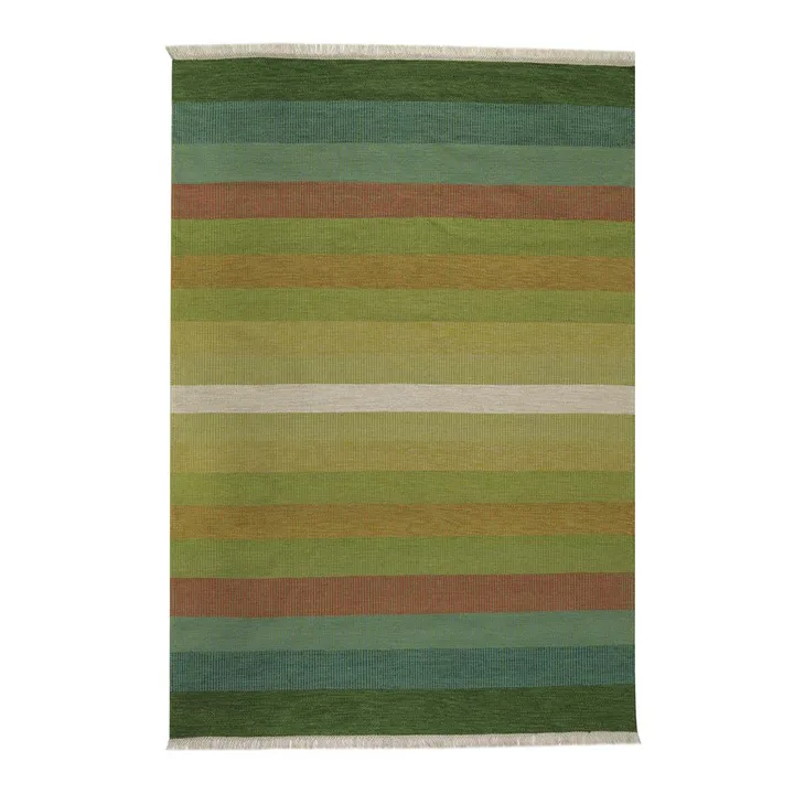 Tofta Wave vloerkleed 80 x 250 cm - Green - Kateha