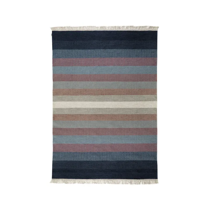 Tofta wave vloerkleed - Blue, 200x300 cm - Kateha