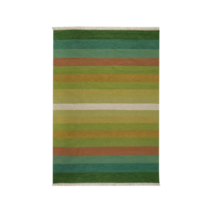 Tofta wave vloerkleed - Green, 200x300 cm - Kateha