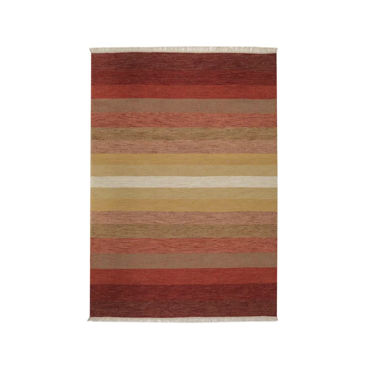 Tofta wave vloerkleed - Red, 200x300 cm - Kateha