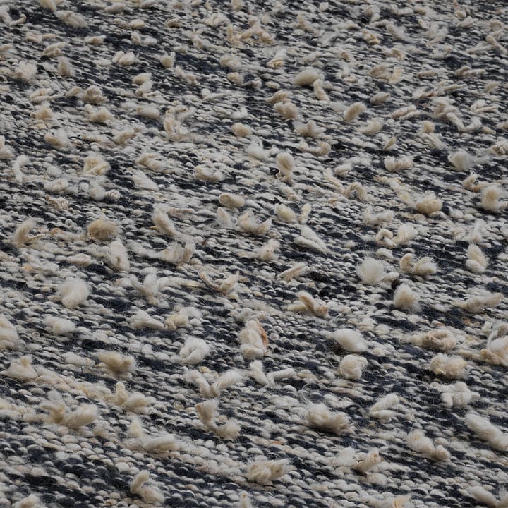 Woolly vloerkleed, Black/white, 170x240 cm Kateha