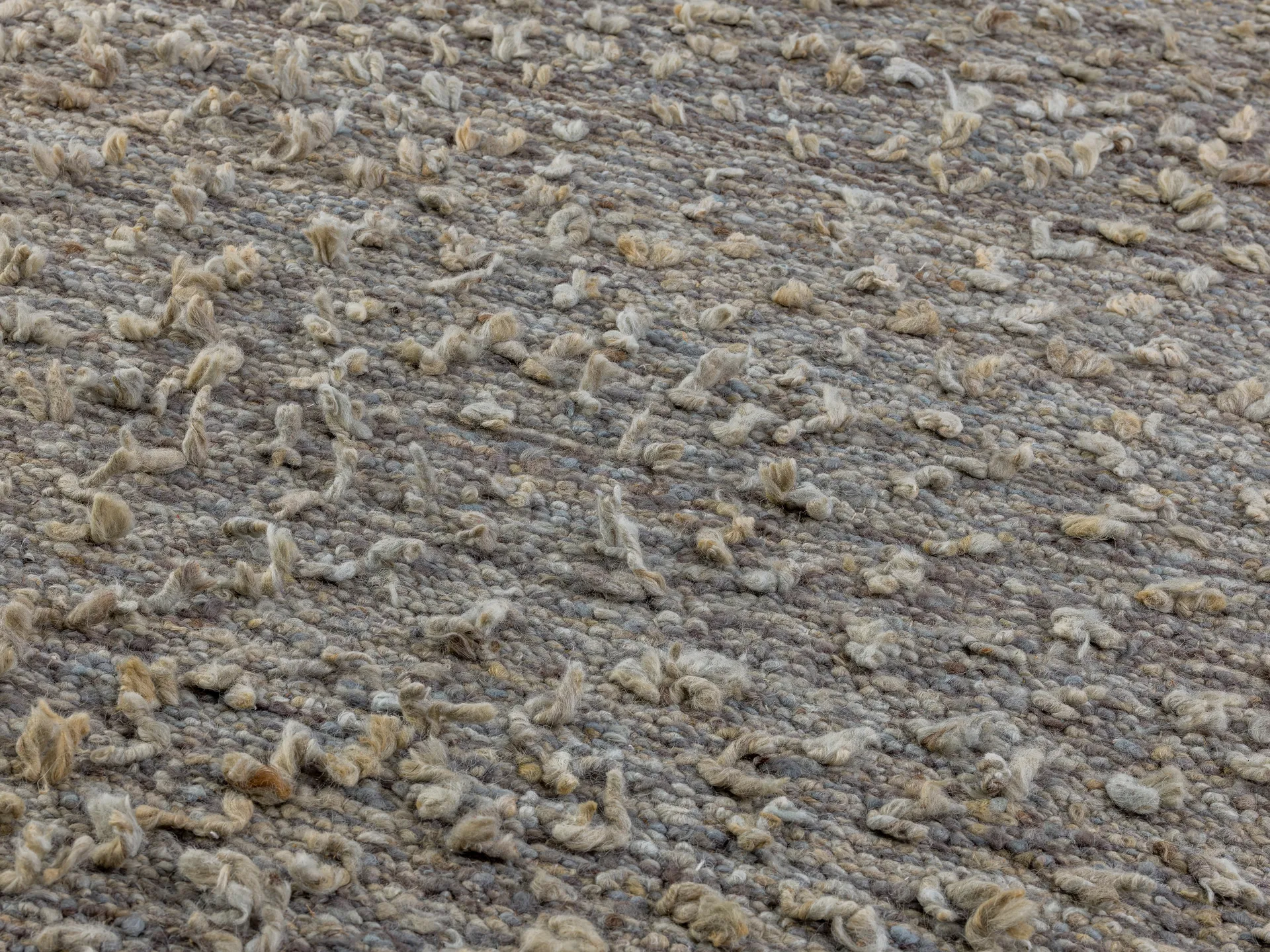 Woolly vloerkleed, Light grey 170x240 cm Kateha