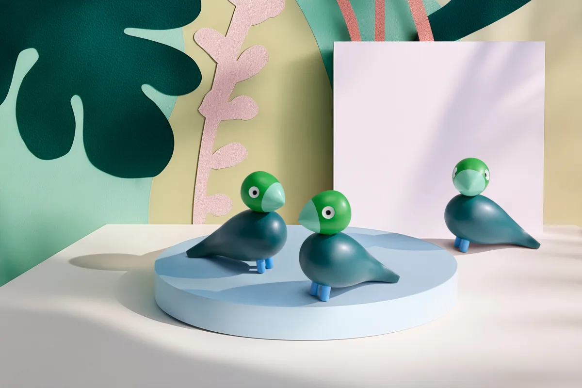 Kaj Bojesen Year Bird 2026 Berk, Donkergroen Kay Bojesen Denmark