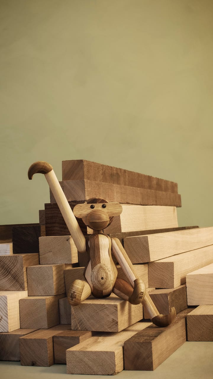 Kay Bojesen aap jubileumcadeau mixed wood, Klein Kay Bojesen Denmark