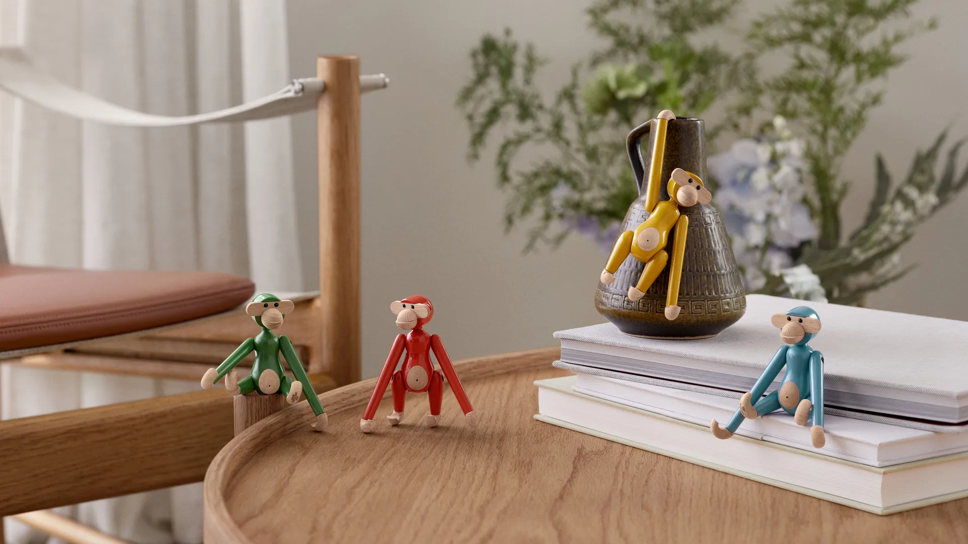 Kay Bojesen aap mini vintage, Blauw Kay Bojesen Denmark