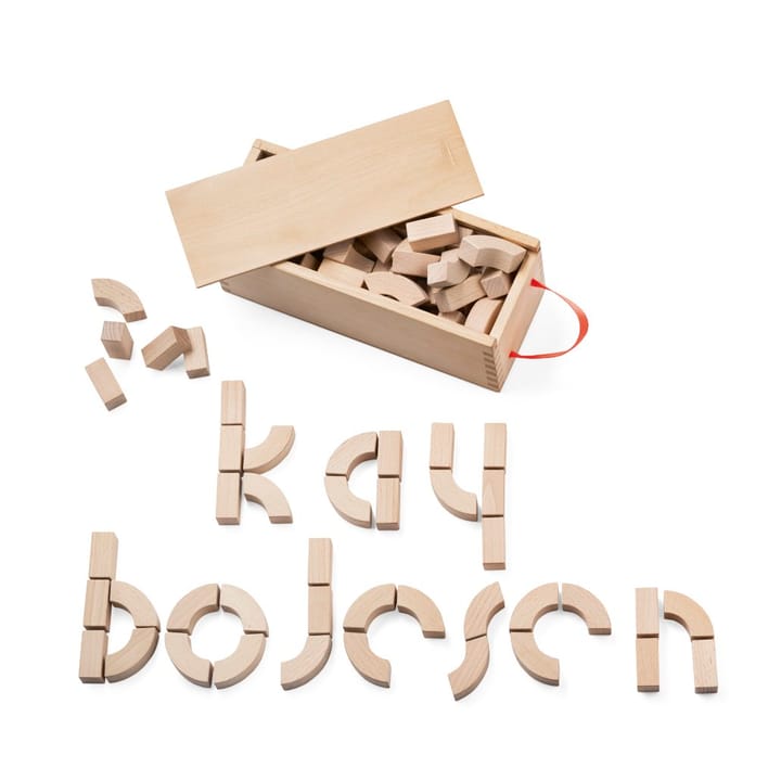 Kay Bojesen alfabetblokken, berken Kay Bojesen Denmark