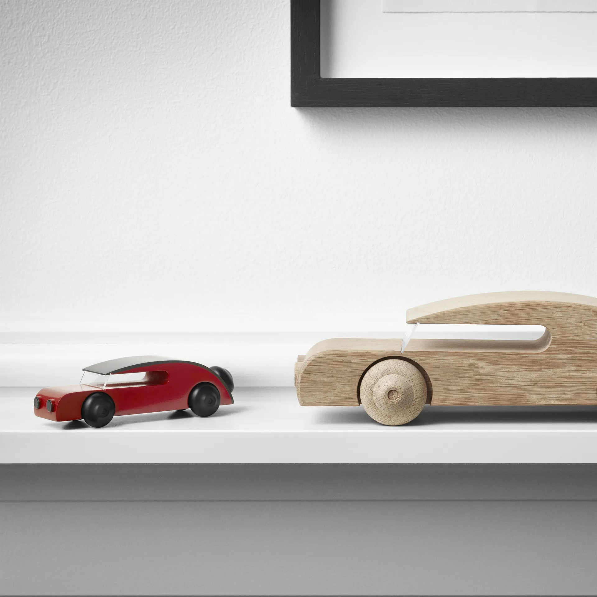 Kay Bojesen auto, geschilderd beuken - 13 cm. Kay Bojesen Denmark