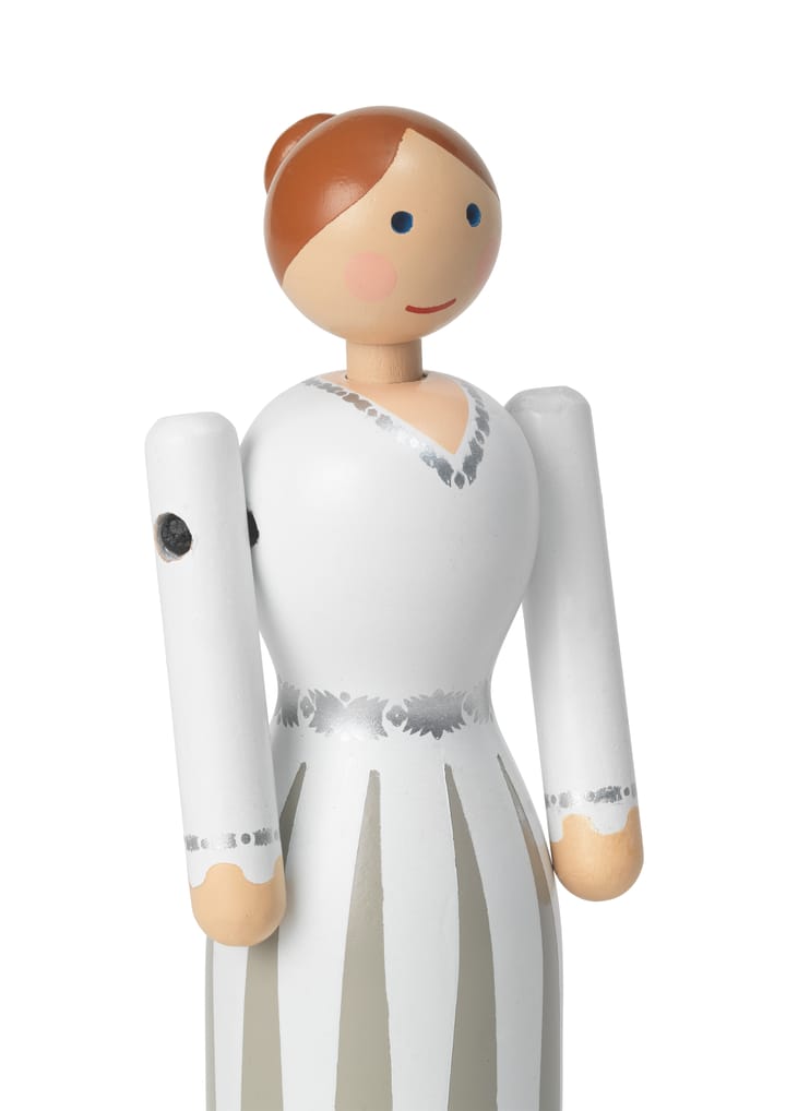 Kay Bojesen bruid, Blauw-zwart-wit, 12 cm Kay Bojesen Denmark