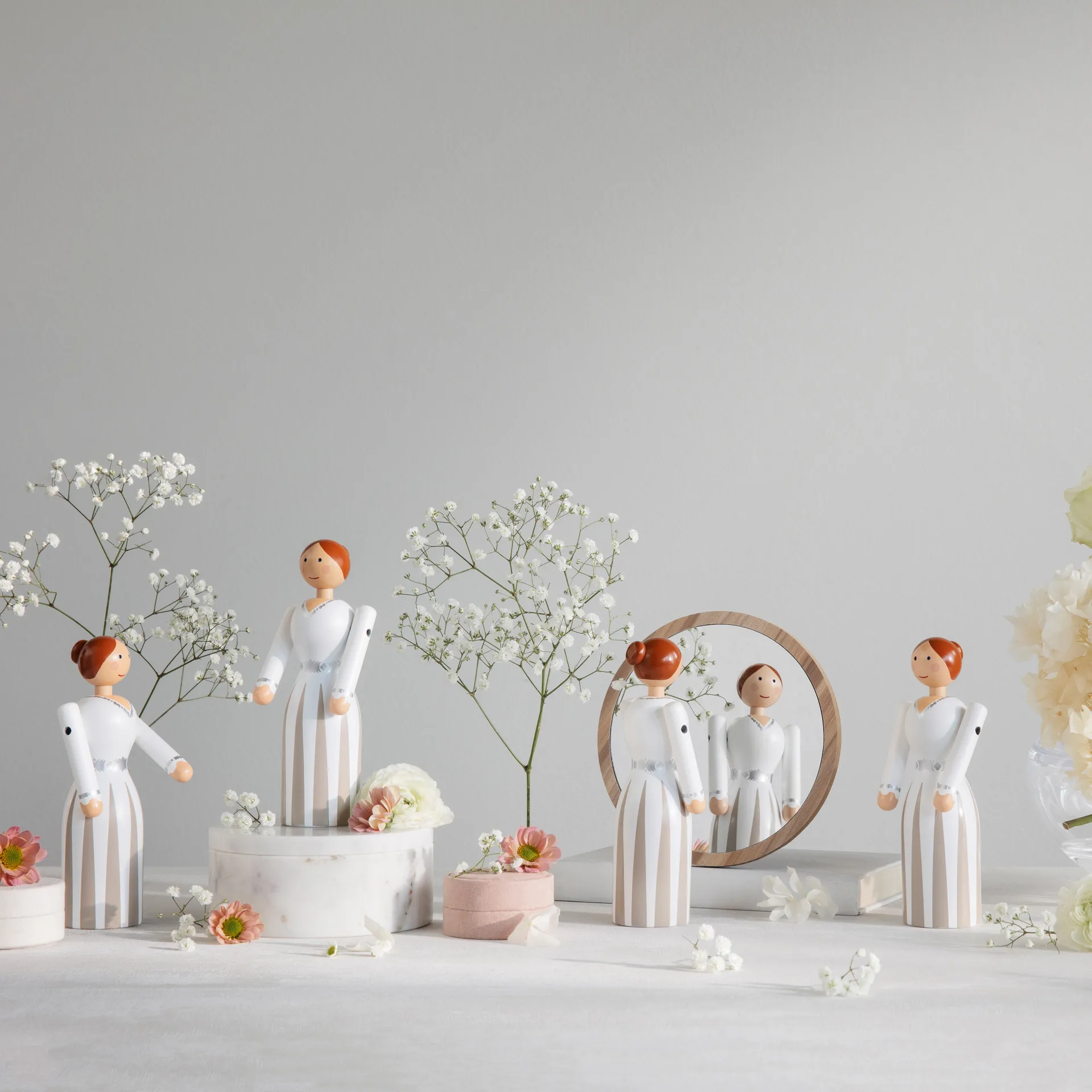 Kay Bojesen bruid, Wit, 17 cm Kay Bojesen Denmark