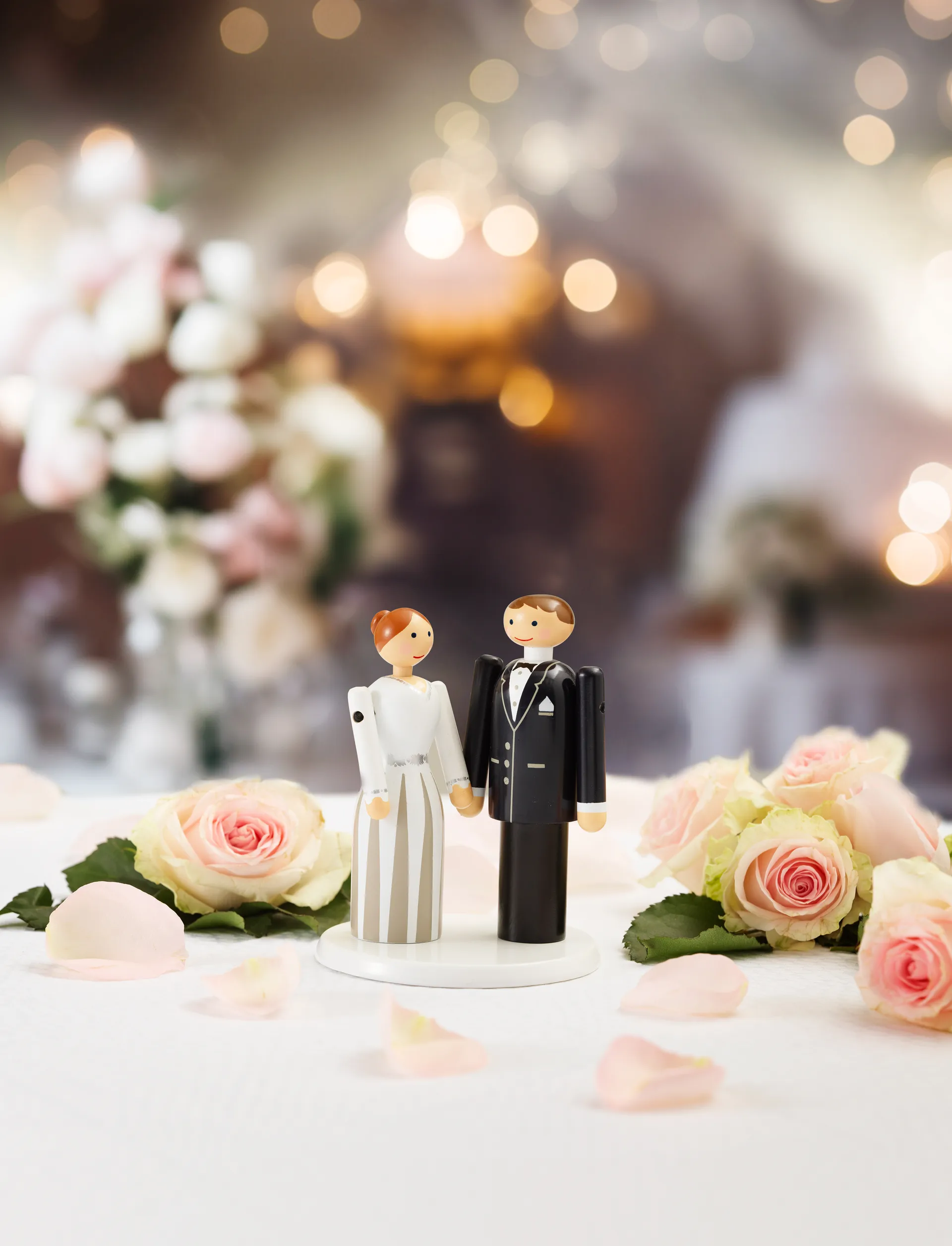 Kay Bojesen bruidegom, Blauw-zwart-wit, 12 cm Kay Bojesen Denmark