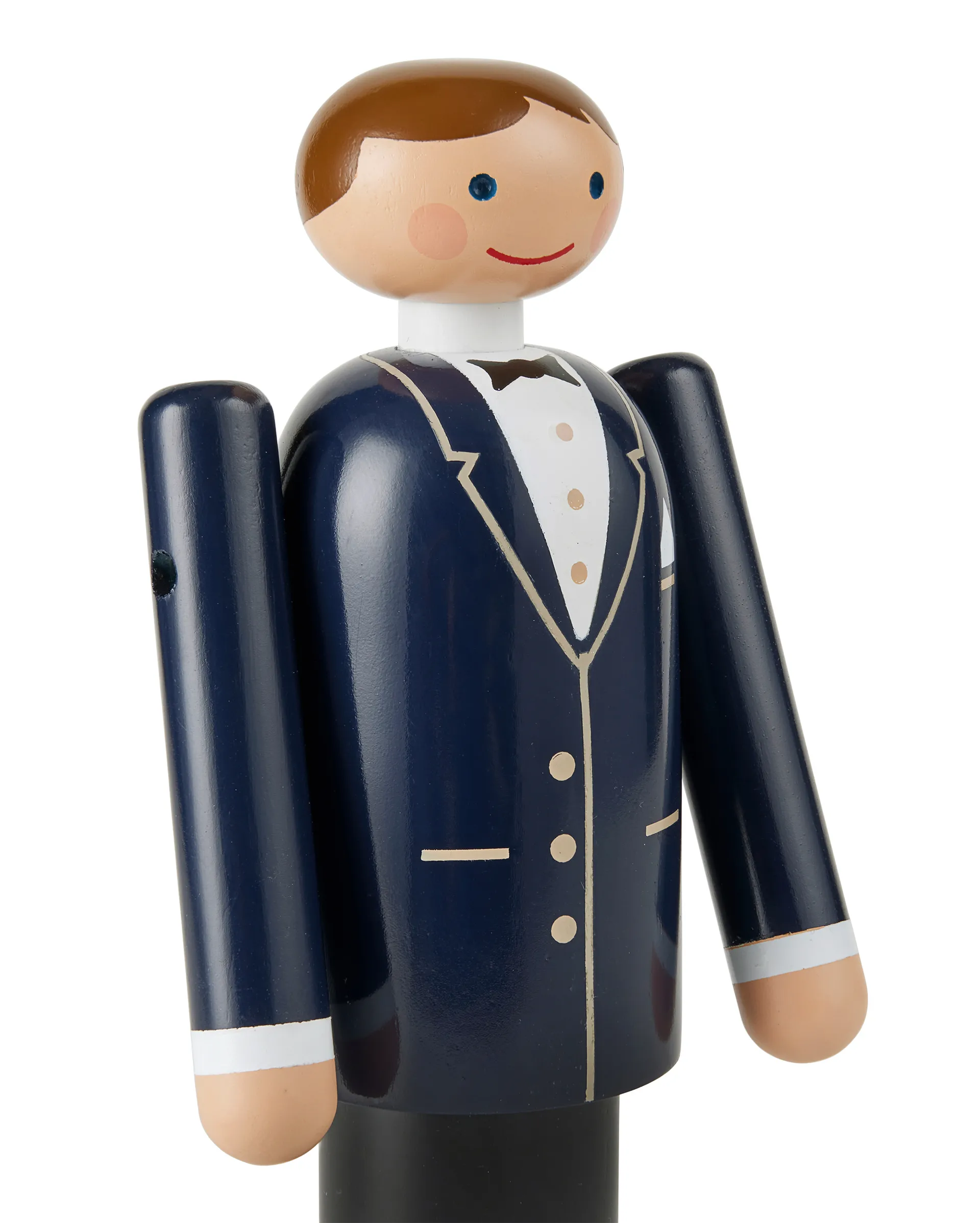 Kay Bojesen bruidegom, Blauw-zwart-wit, 18 cm Kay Bojesen Denmark