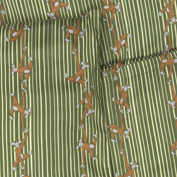 Kay Bojesen dekbedovertrekset aap 70x100 cm, Groen Kay Bojesen Denmark
