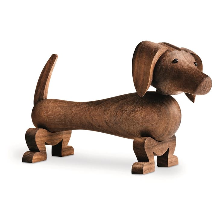 Kay Bojesen hond 18,5 cm - walnoot - Kay Bojesen Denmark