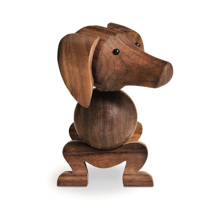Kay Bojesen hond 18,5 cm, walnoot Kay Bojesen Denmark
