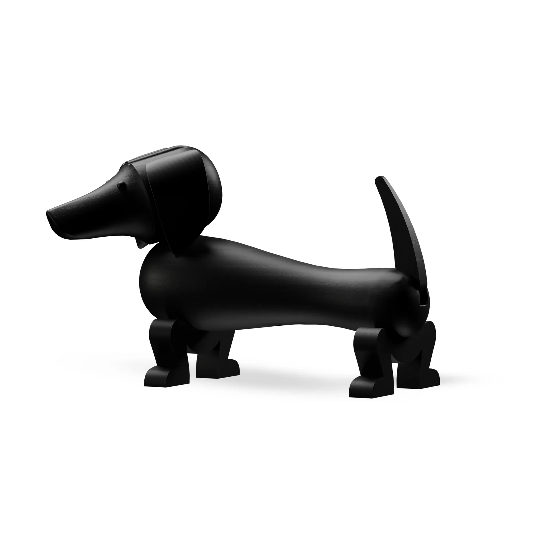 Kay Bojesen hond 28,5 cm, Donker gebeitst eikenhout Kay Bojesen Denmark