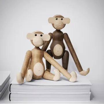 Kay Bojesen houten aap klein - eiken - gerookt eiken, 20 cm - Kay Bojesen Denmark