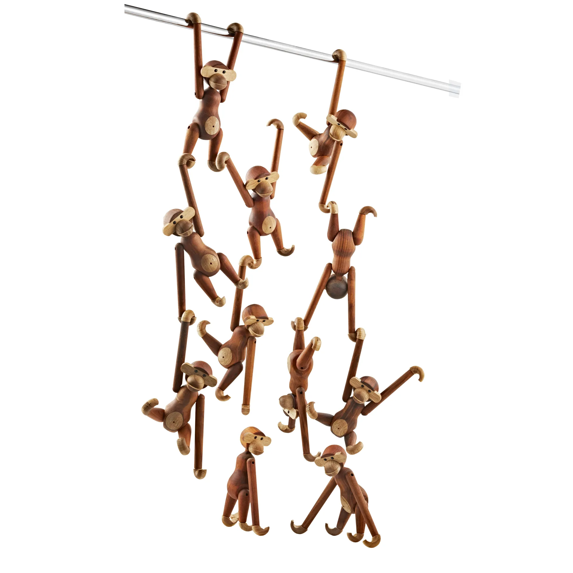 Kay Bojesen houten aap klein, teak - limba, 20 cm Kay Bojesen Denmark
