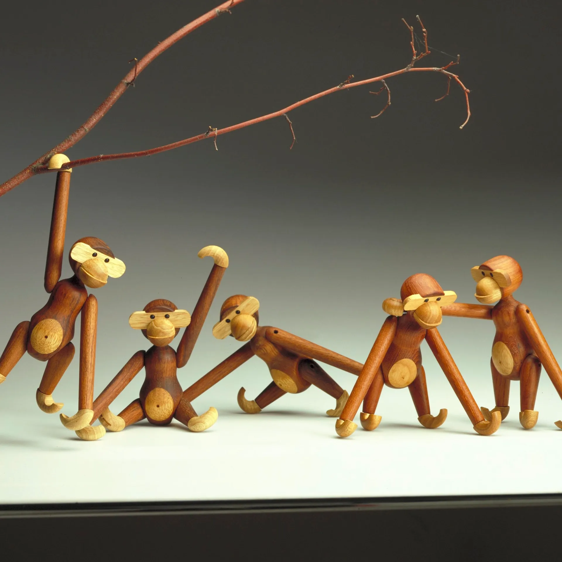 Kay Bojesen houten aap klein, teak - limba Kay Bojesen Denmark