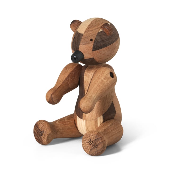 Kay Bojesen houten beer jubileumeditie mixed wood, Klein Kay Bojesen Denmark