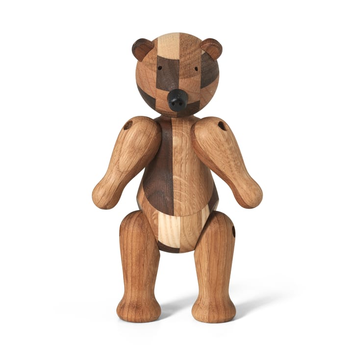 Kay Bojesen houten beer jubileumeditie mixed wood, Klein Kay Bojesen Denmark