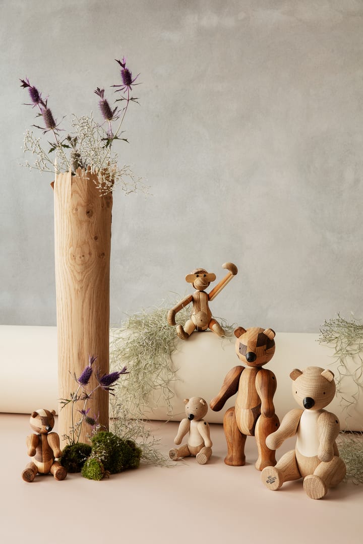 Kay Bojesen houten beer jubileumeditie mixed wood, Klein Kay Bojesen Denmark