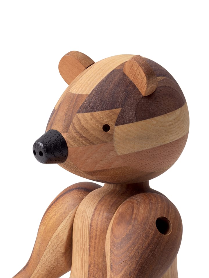 Kay Bojesen houten beer jubileumeditie mixed wood, Medium Kay Bojesen Denmark