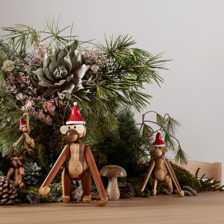 Kay Bojesen kerstmuts voor aap medium, Rood Kay Bojesen Denmark