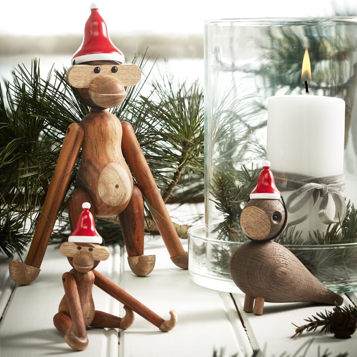 Kay Bojesen kerstmuts voor mini-aap, rood Kay Bojesen Denmark