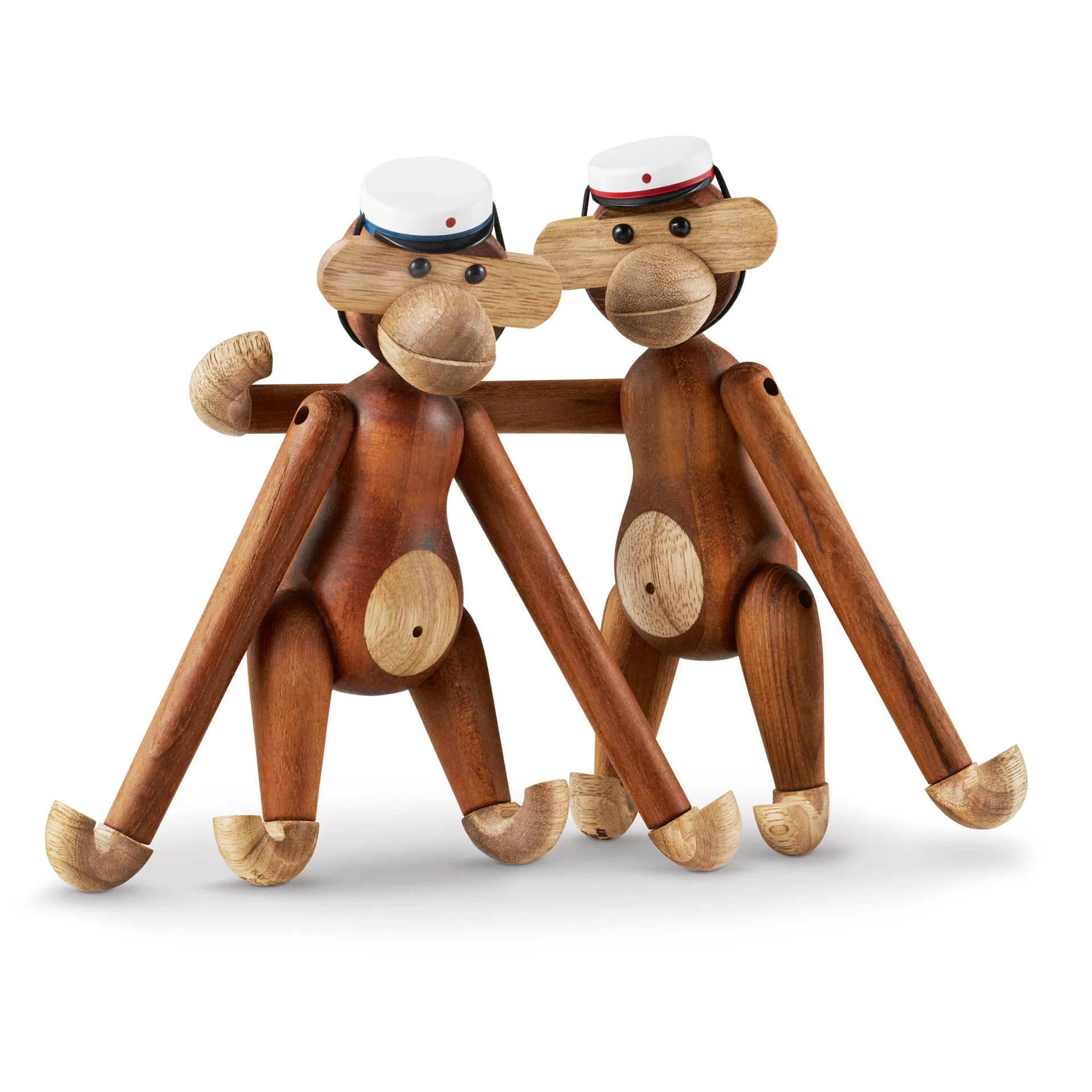 Kay Bojesen studentenpet voor de kleine aap, Wit-rood Kay Bojesen Denmark